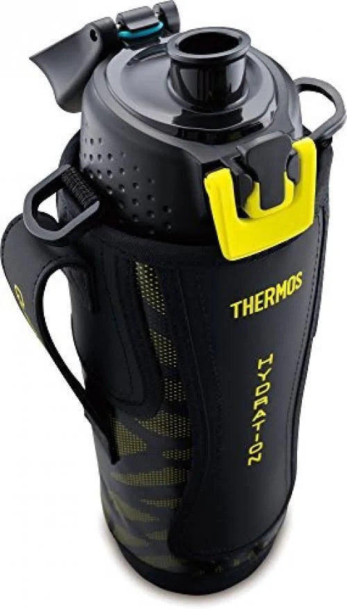 Black Yellow Vacuum Insulation Bottle 1.5L T4017
