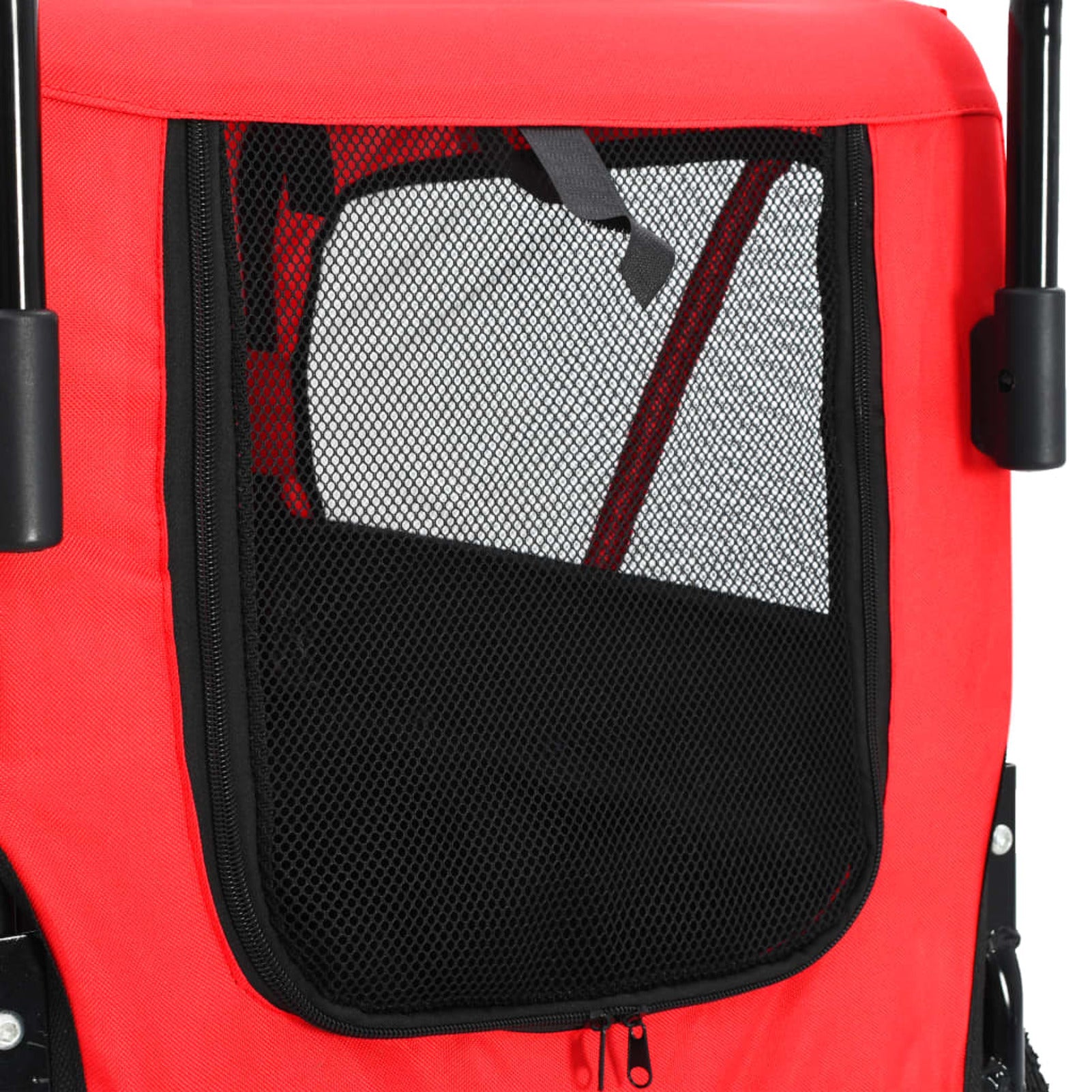 Red and Black Pet Bike Trailer and Jogging Stroller X51565