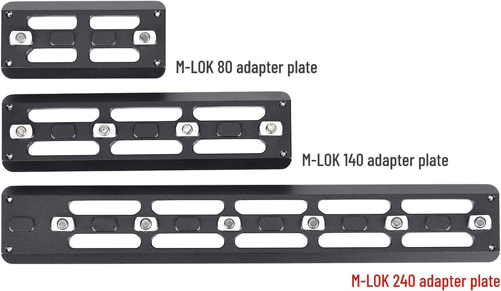 9.45 inch M-Lok Arca Rail Mount Adapter Pack of 2 L85526