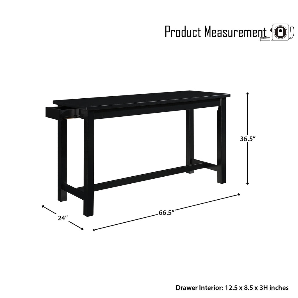 Black Counter Height Dining Set X3703