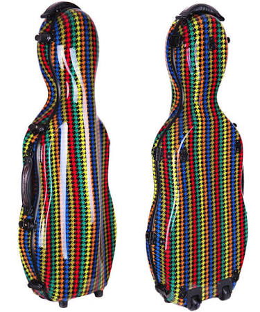Blue Adjustable Viola Case with Wheels Z486657
