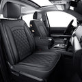 Rear Tundra Seat Covers with Faux Leather (Black Rear) H487613