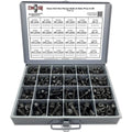 370 Pieces Hex Cap Flange Frame Bolts & Locking Flange Nuts Assortment Kit I307618