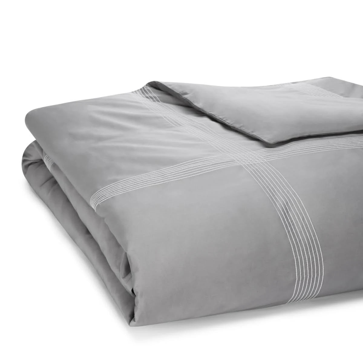 King Slate Gray Duvet Cover U5679