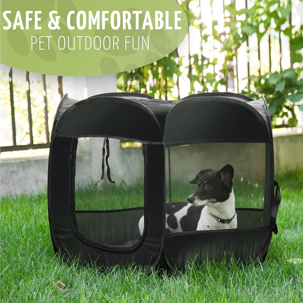 Medium Size Pop-Up Mesh Pet Playpen Tent Q5003