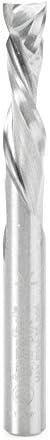 CNC Solid Carbide Compression Spiral 1/4 Dia x 7/8 x 1/4 Shank D161