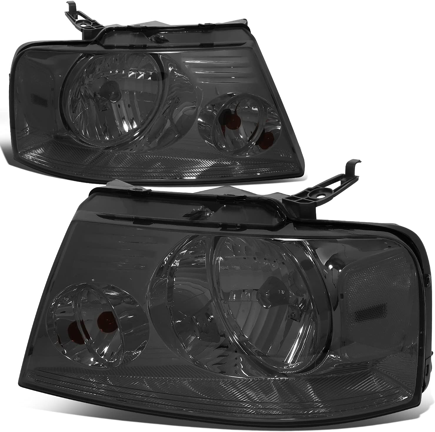 Black Housing Clear Lens Headlights Assembly for Ford F150 Lincoln Mark LT 2004-2008 K50506