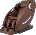 Brown Full Body L-Track Massage Chair with 2 Step Zero Gravity A1380
