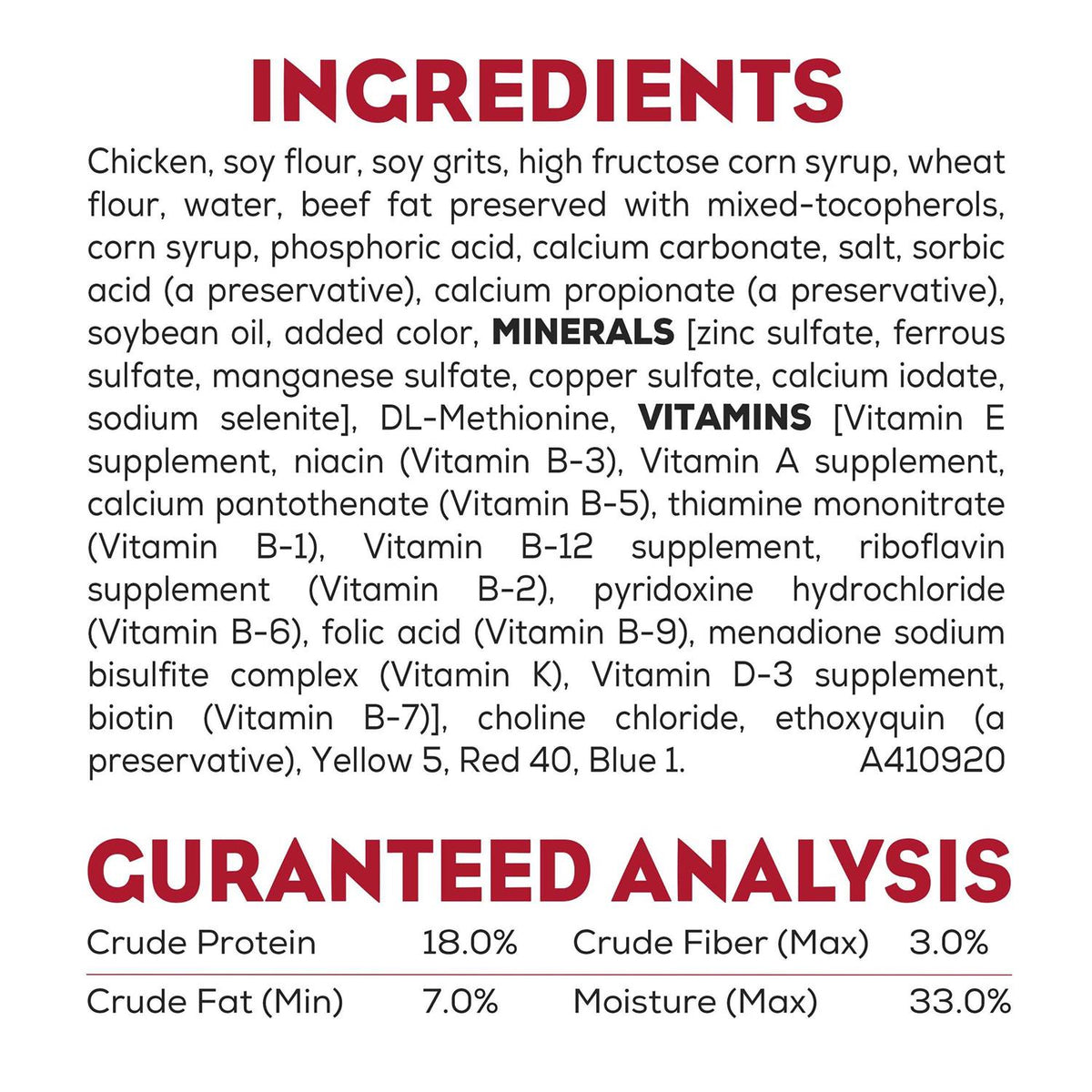 Moist and Meaty Soft Dog Food Real Chicken Recipe D400672