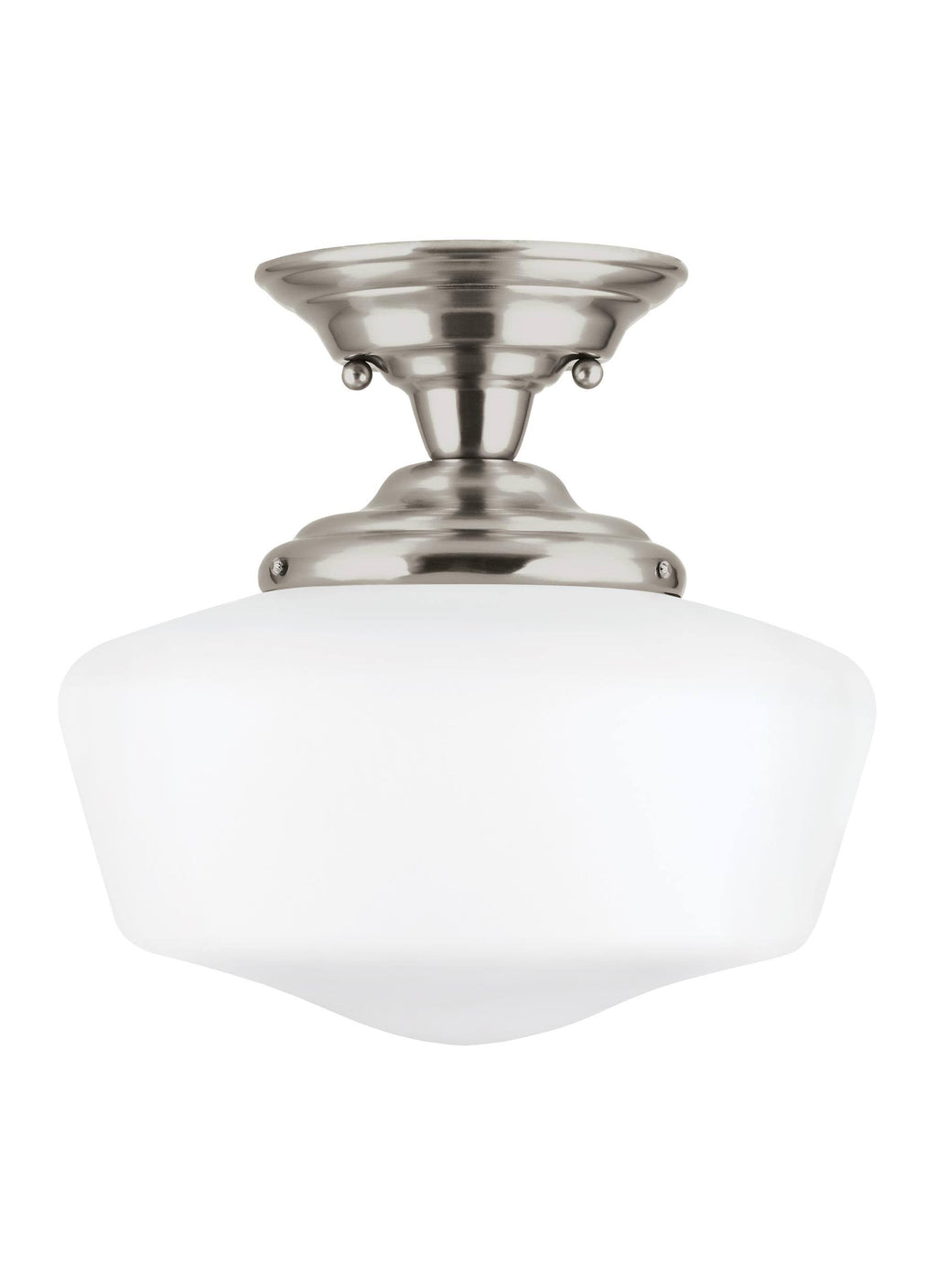Brushed Nickel Semi Flush Mount Light A749