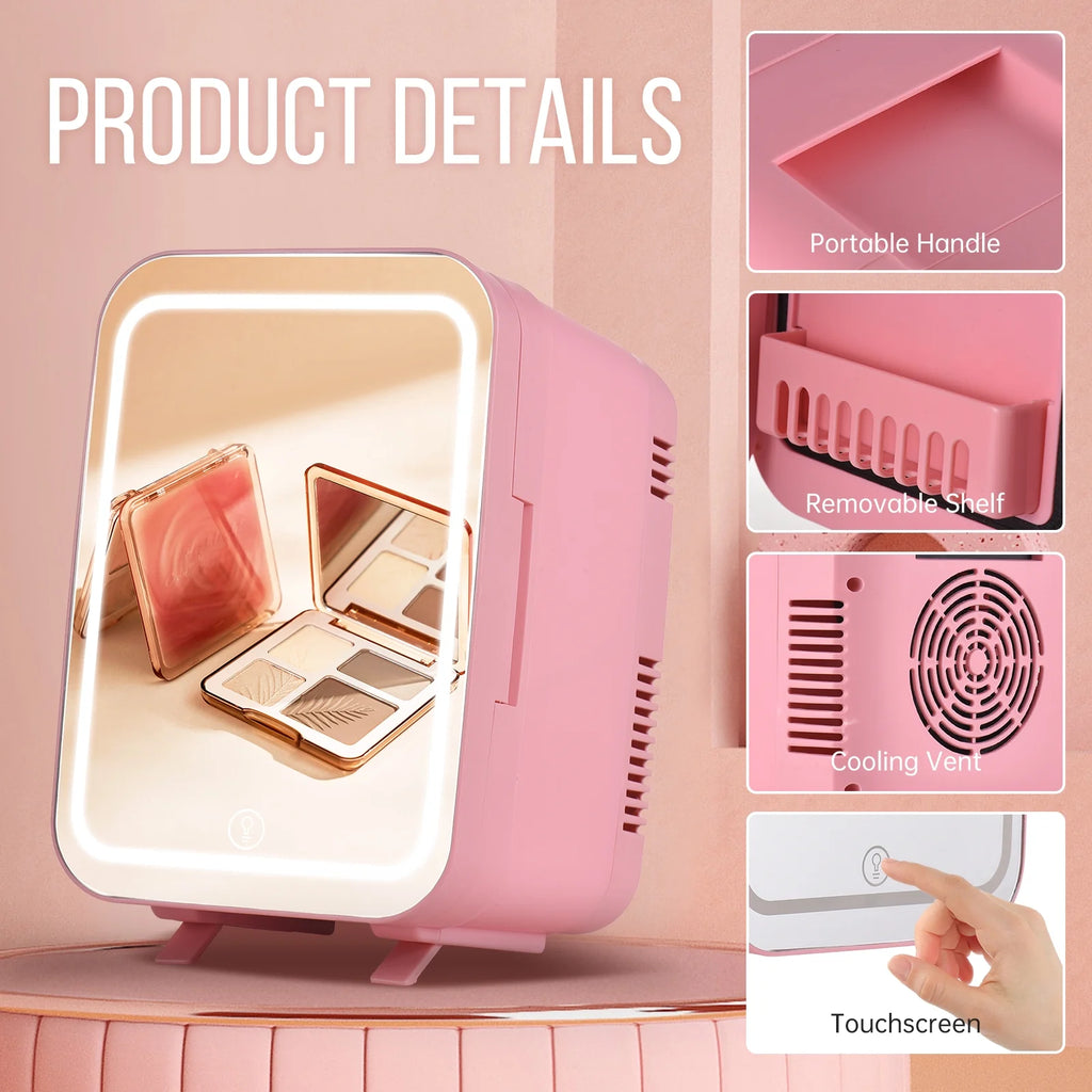 12v Cooler And Warmer Led Mirror Door Cooler R4524