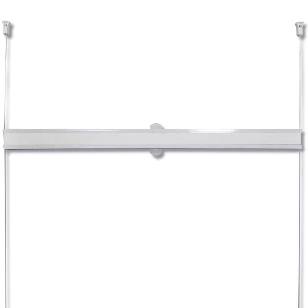 White Pleated Blind 110x100cm S231