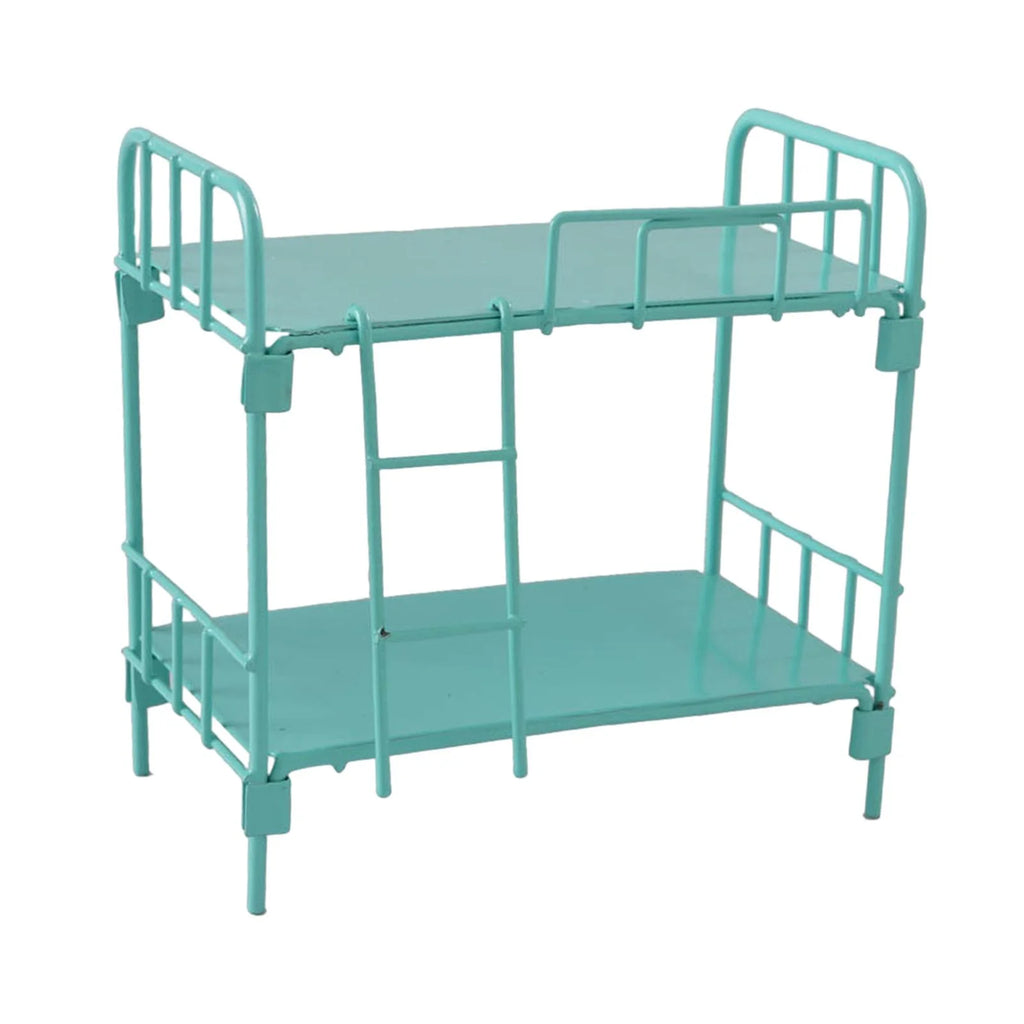 Metal Bunk Bed Dollhouse Miniature Model 6x3x6inch J6866