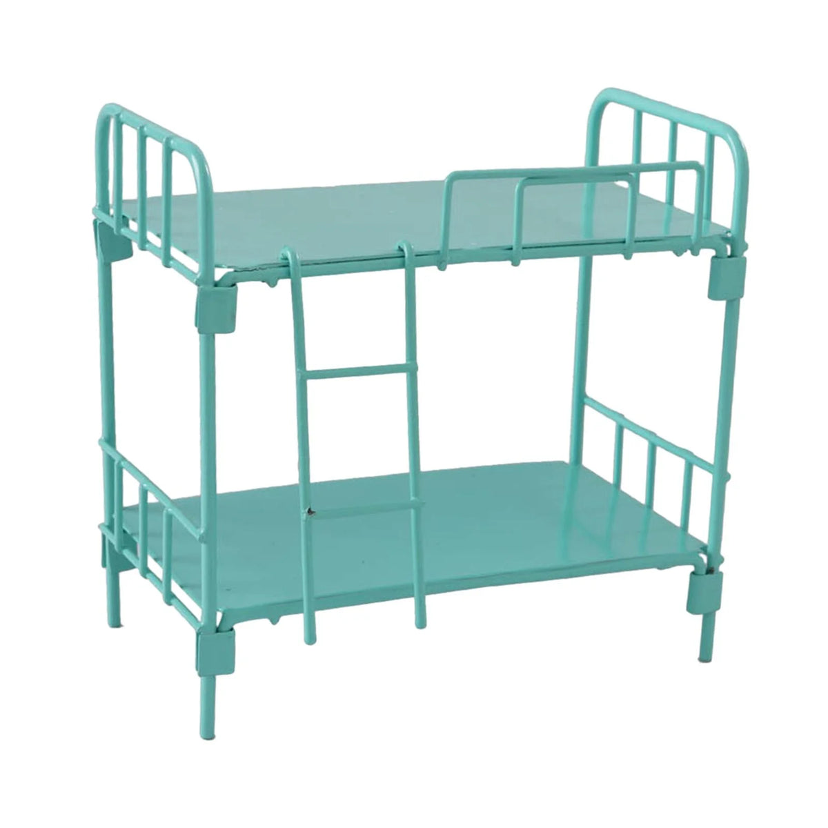Metal Bunk Bed Dollhouse Miniature Model 6x3x6inch J6866