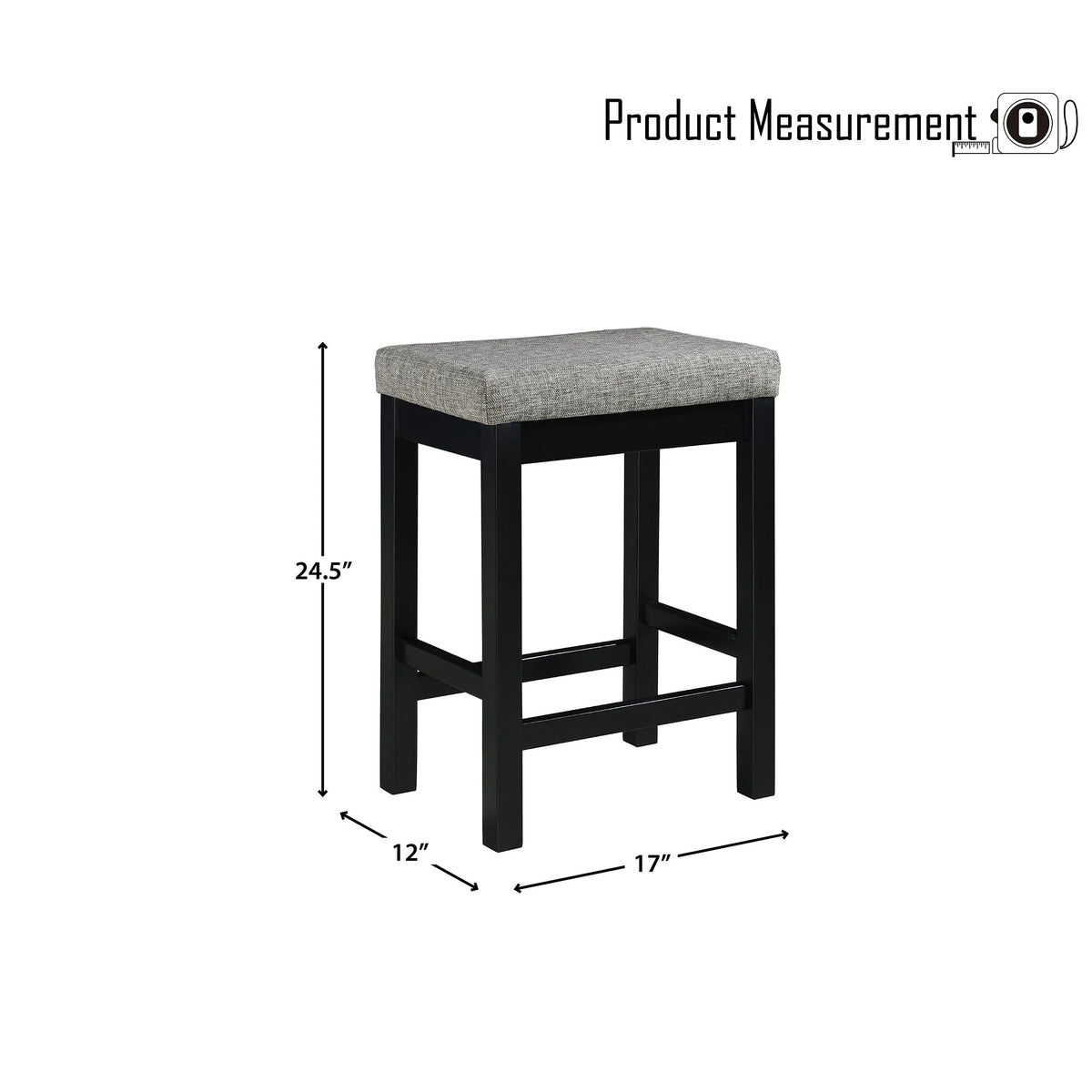 Black Counter Height Dining Set X3703