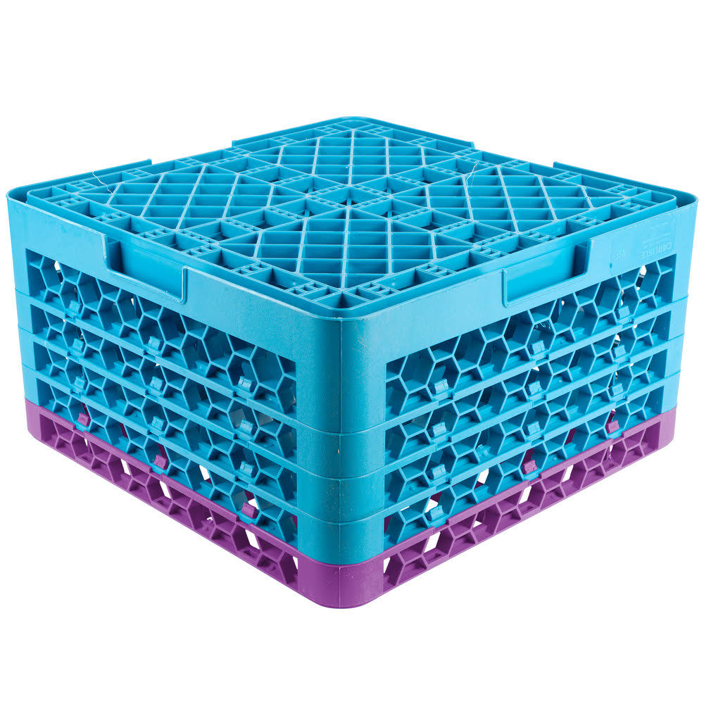 25 Compartment Lavender Glass Rack with 4 Extenders L14637