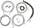 Stainless Braided Complete Handlebar Cable and Brake Line Kit U59654
