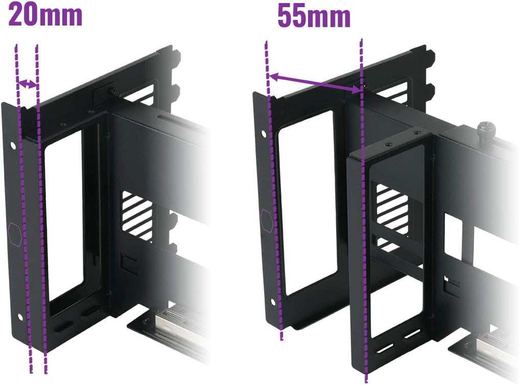 Vertical Graphics Card Holder Kit with 6.5in Riser Cable K1207
