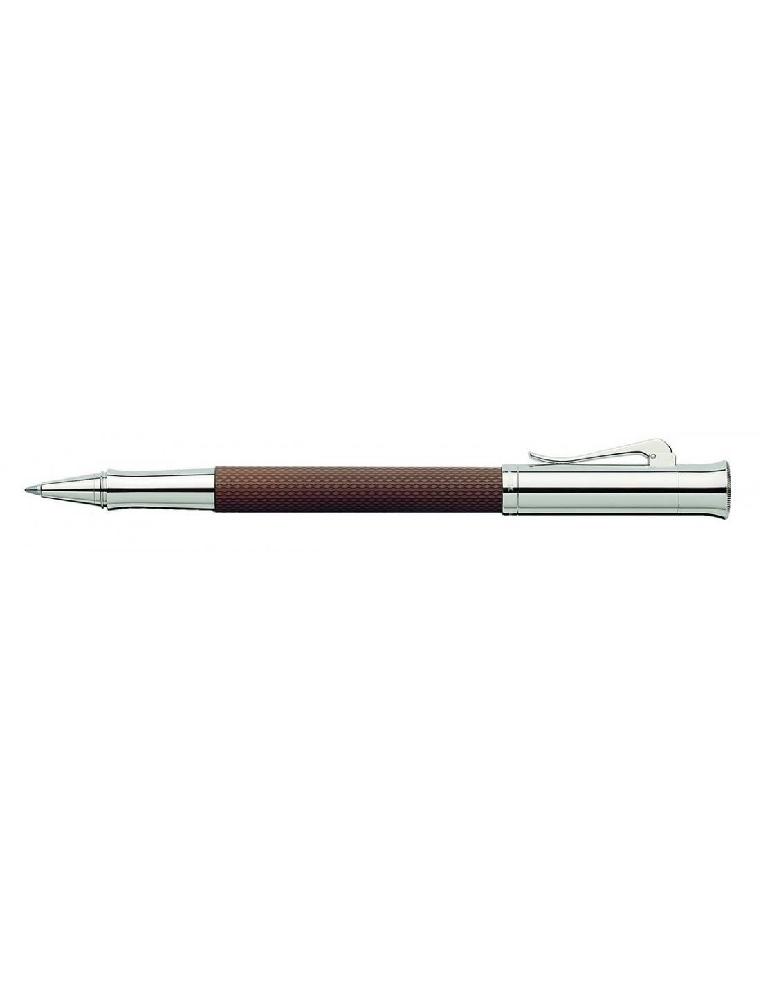 Cognac Guilloche Rollerball Pen S25580