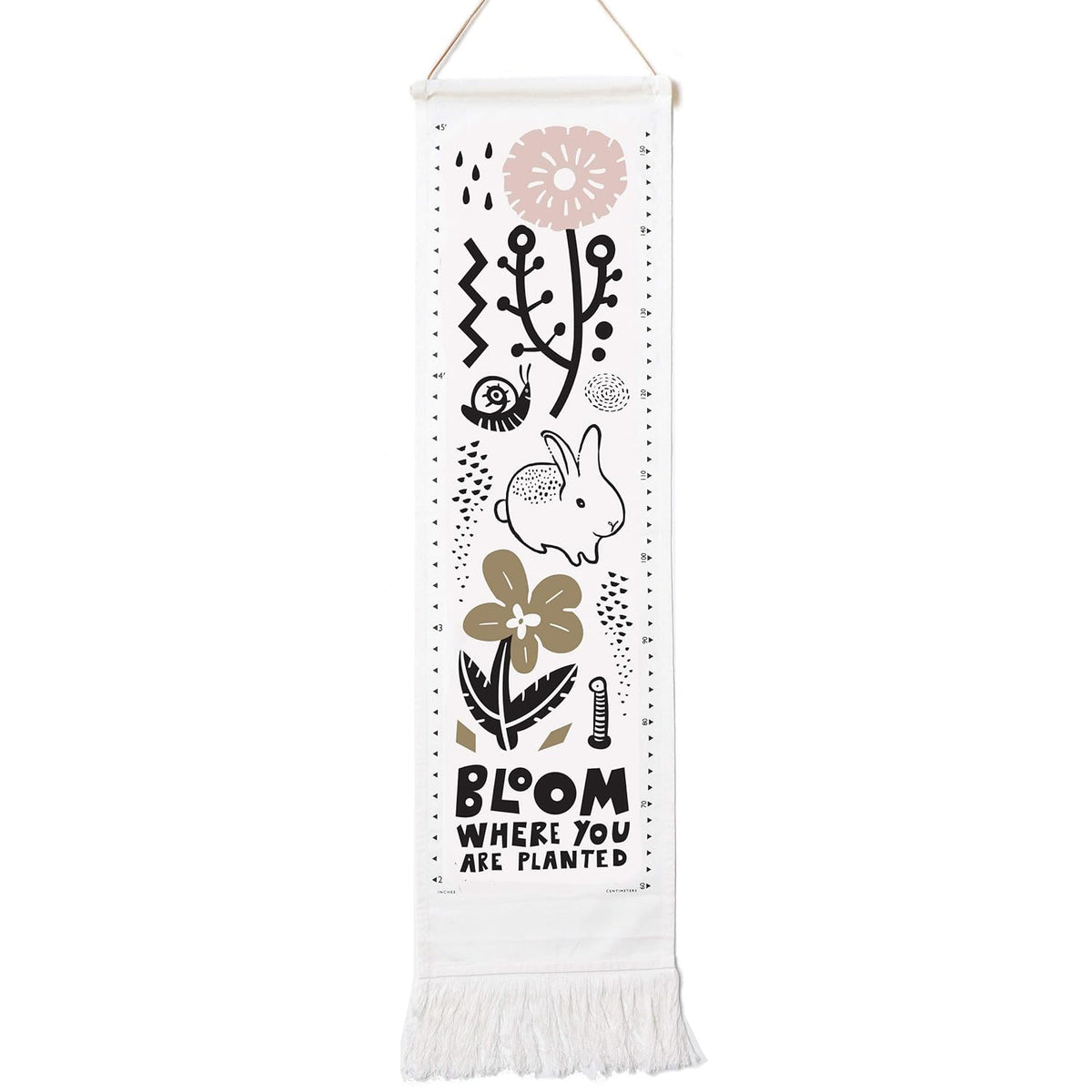 Nordic Canvas Growth Chart for Kids, 44x13 Inches, Pack of 2 F75572