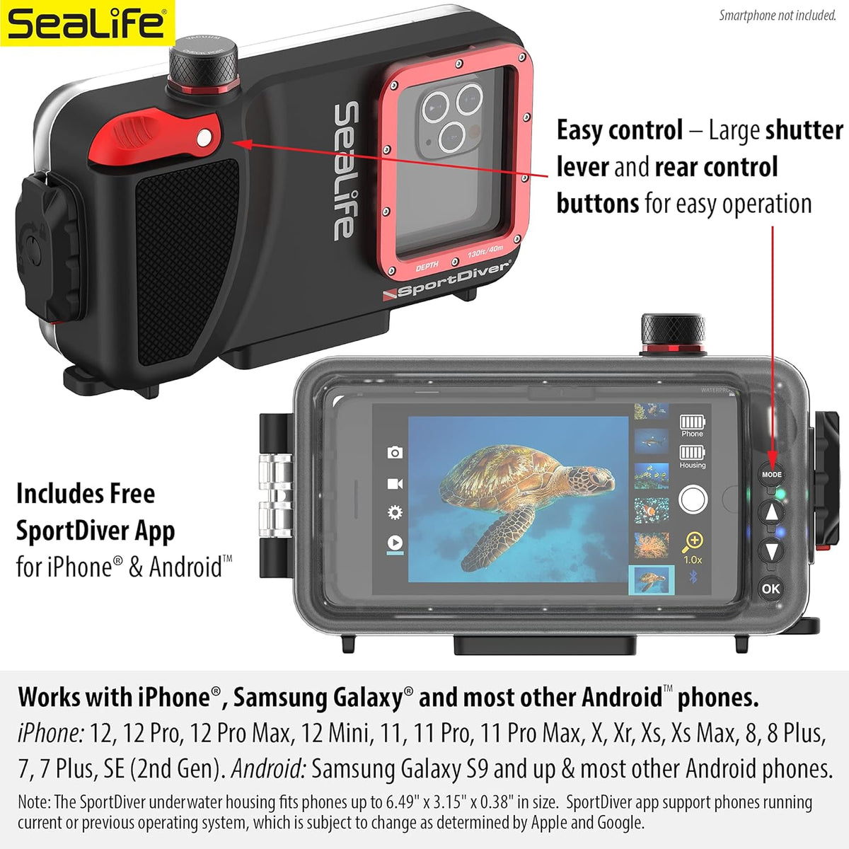 Waterproof Scuba Case for Smartphone Photography S20453