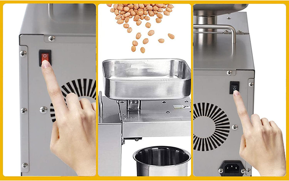 600W Electric Stainless Steel Oil Press Machine Y689963