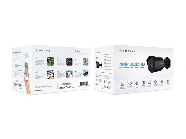 4MP Outdoor PoE Bullet Security Camera S70849