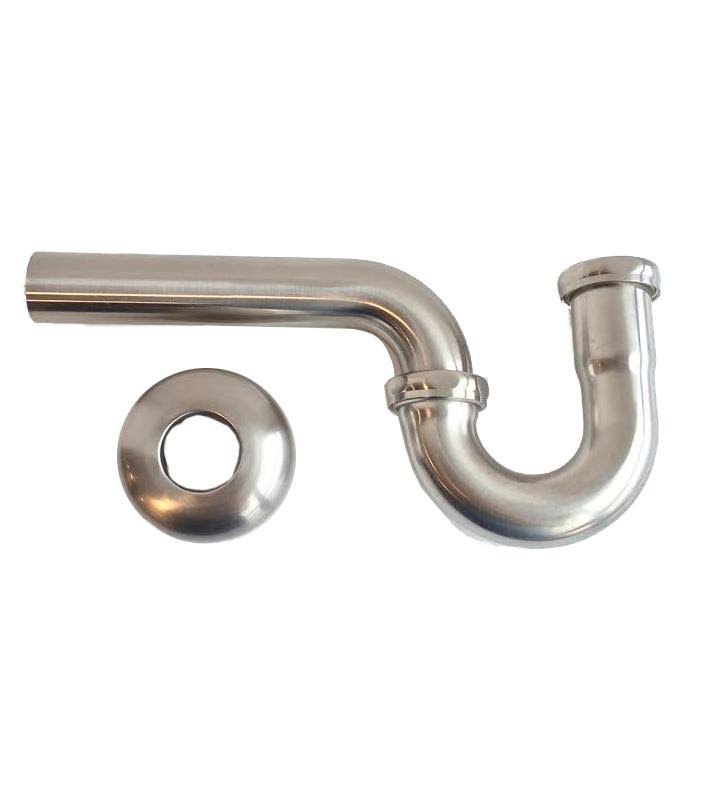 Caramel Bronze P Trap with Round Box Escutcheon H832576