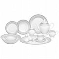 57 Piece Porcelain Dinnerware Set H351