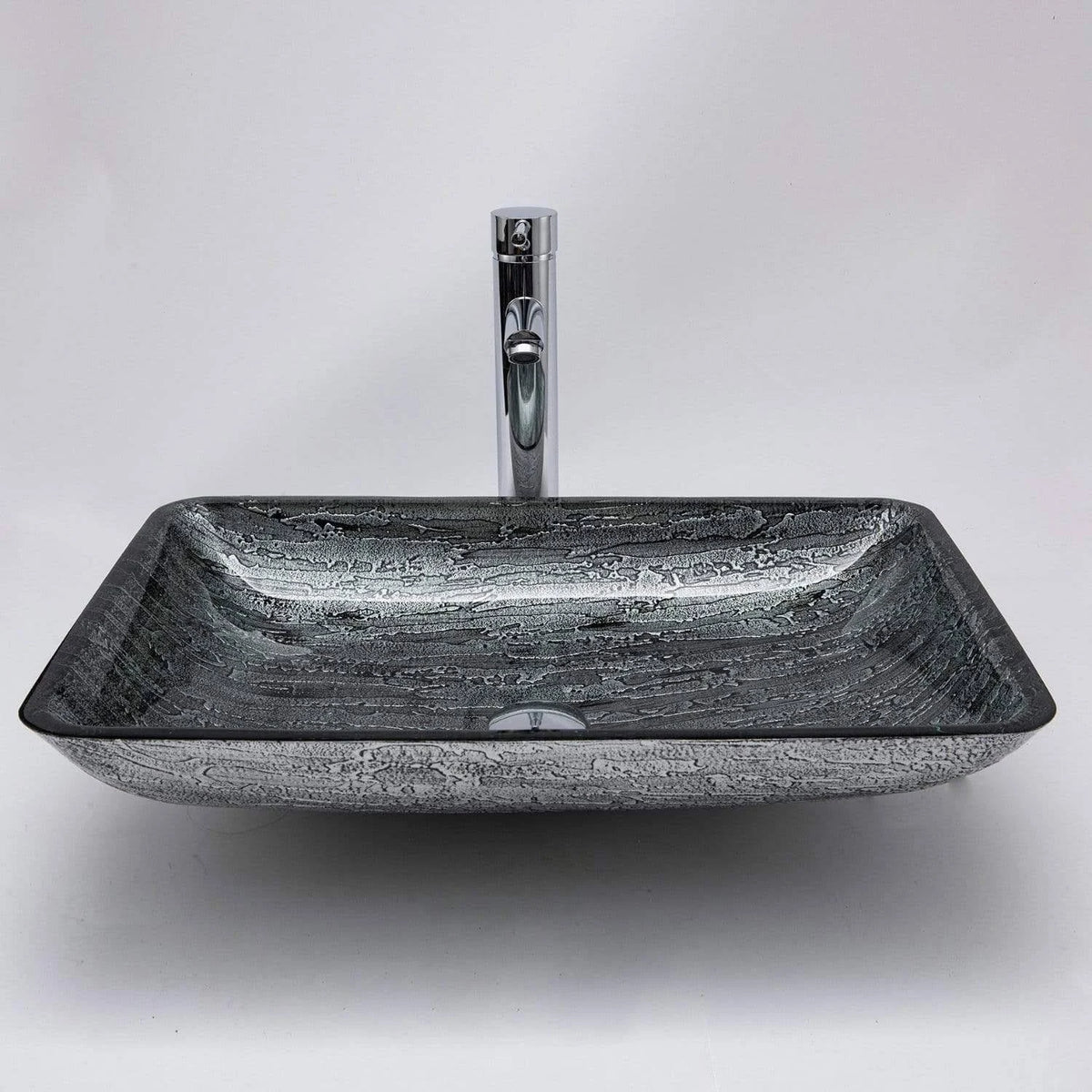 Tan Rectangular Vessel Bathroom Sink Y134