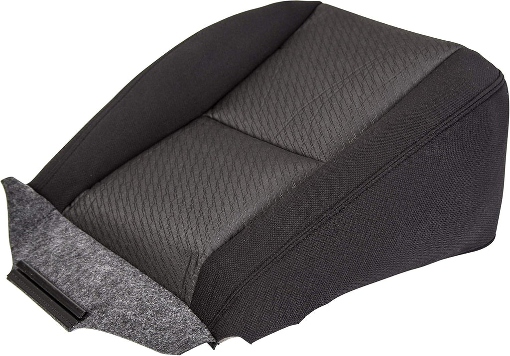 Cloth Bottom Replacement Seat Cover Bucket Front Left Driver Black Compatible with 2010-2014 Cadillac Chevrolet Chevy GMC Pack of 2 Q27540