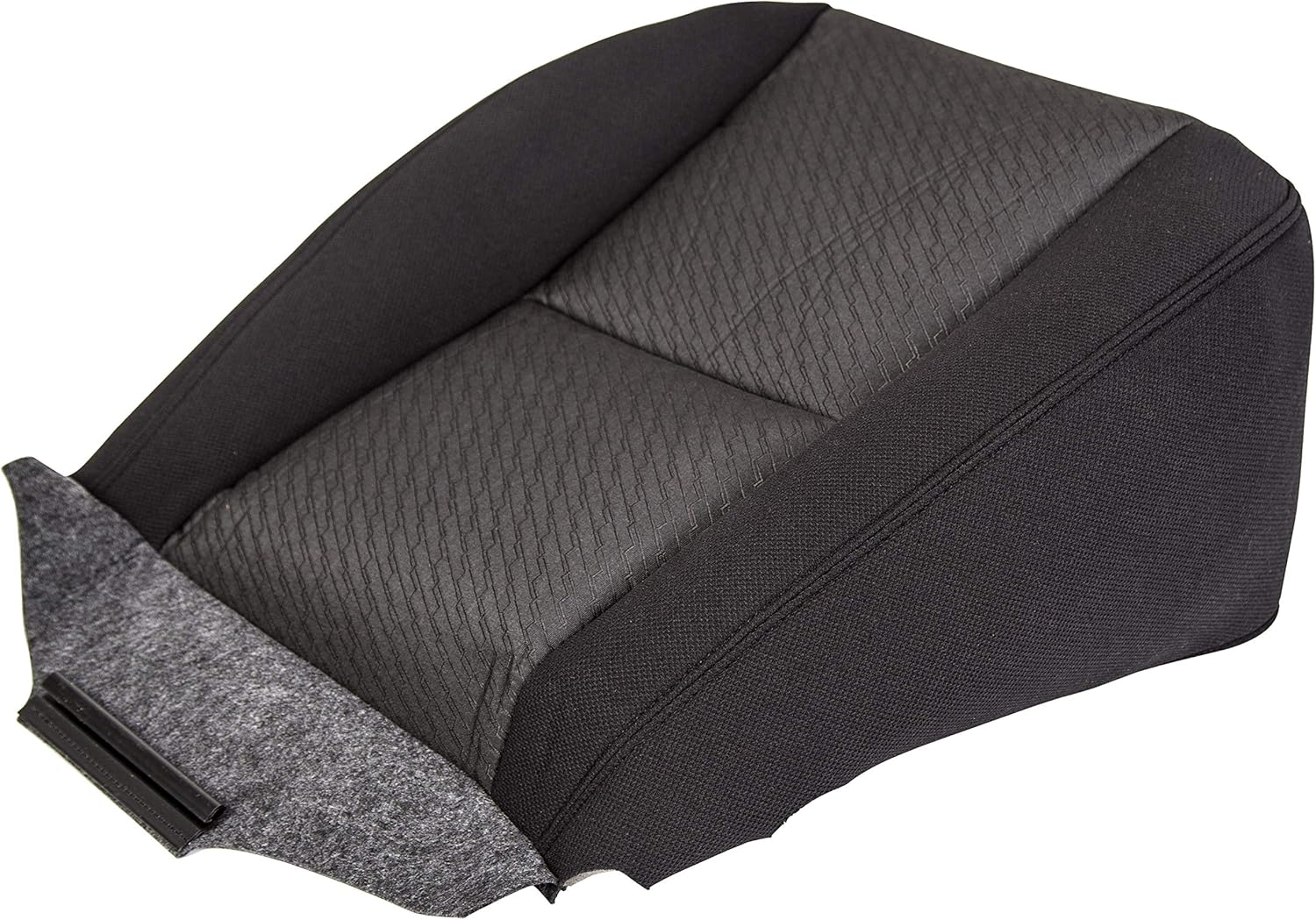 Cloth Bottom Replacement Seat Cover Bucket Front Left Driver Black Compatible with 2010-2014 Cadillac Chevrolet Chevy GMC Pack of 2 Q27540