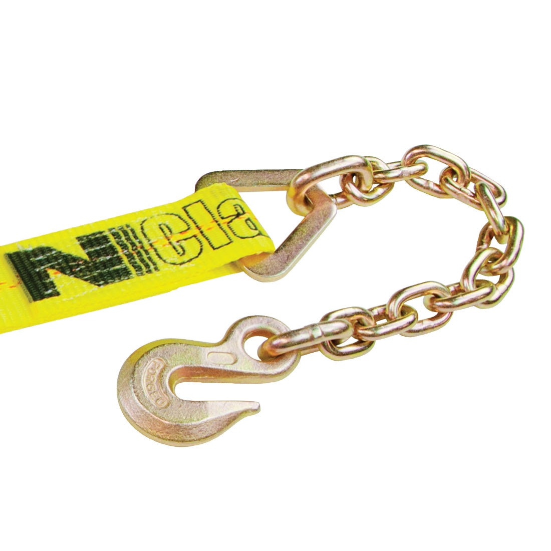 Classic Yellow 4 Pack Car Tie Down Chain Anchors Flat Bed Side Rail T9035