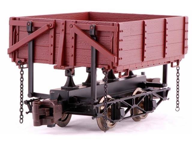 Brown Wood Side Dump Car K9403