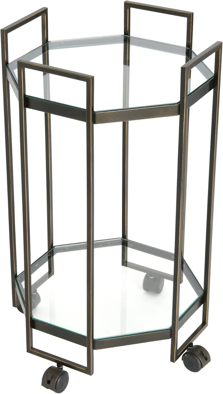 Black Metal Bar Cart Y8315