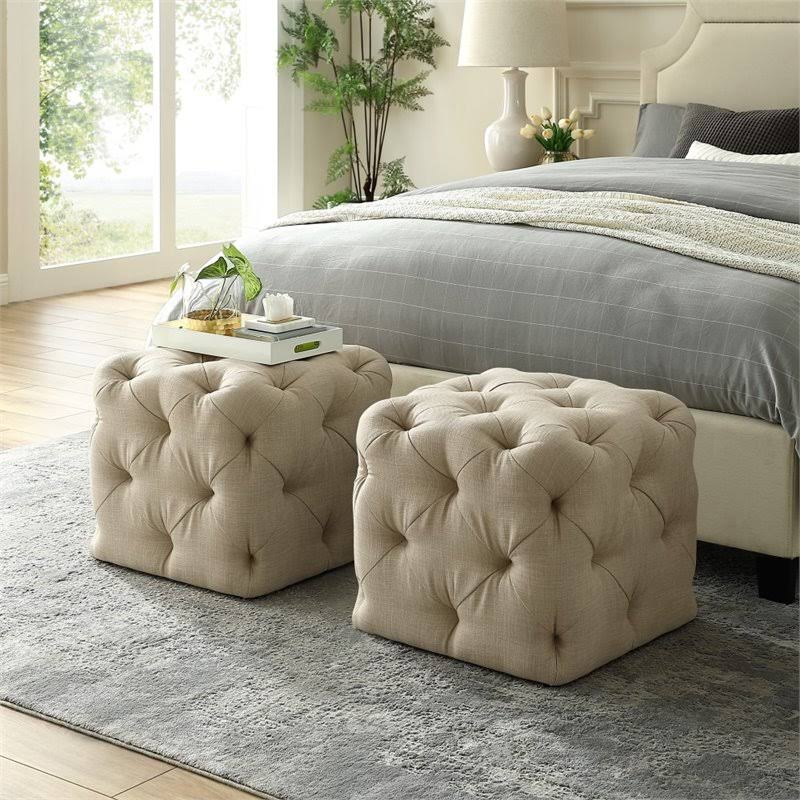Beige Ottoman F9352