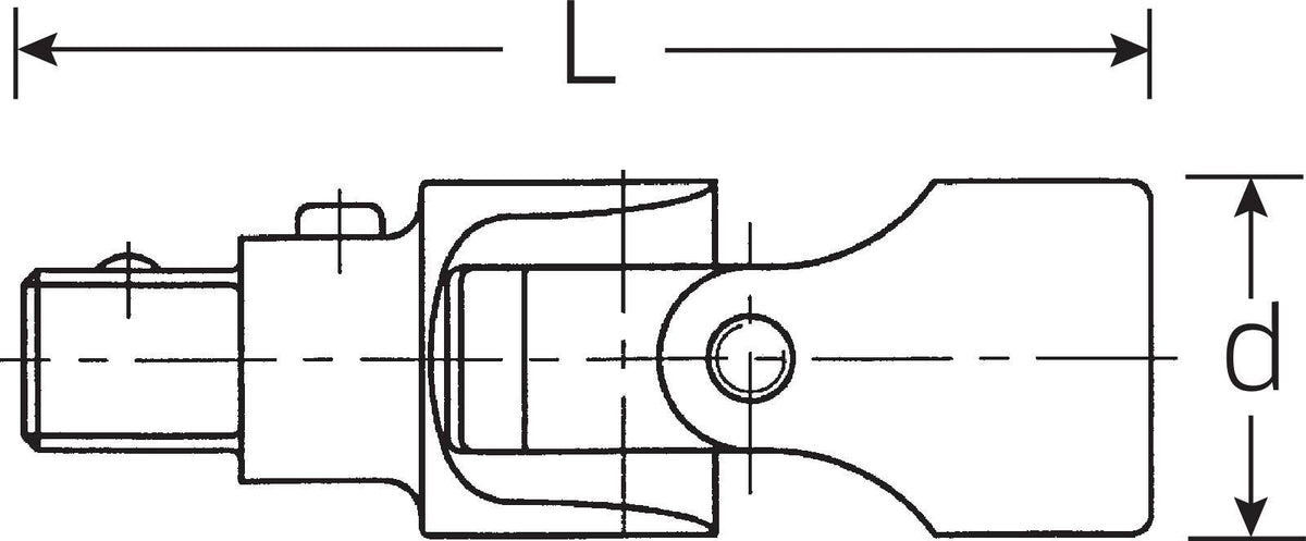 QuickRelease Universal Joint, 1/2x22 I880