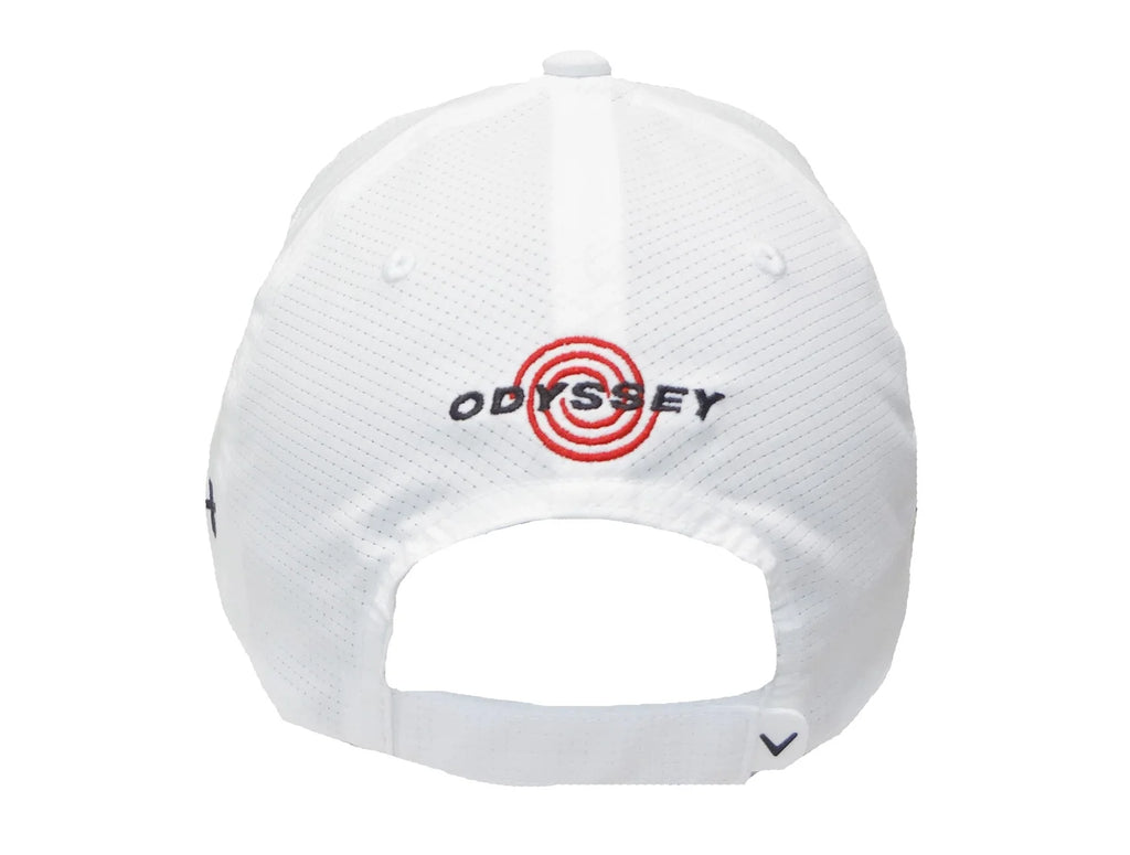 White Adjustable Golf Hat K779