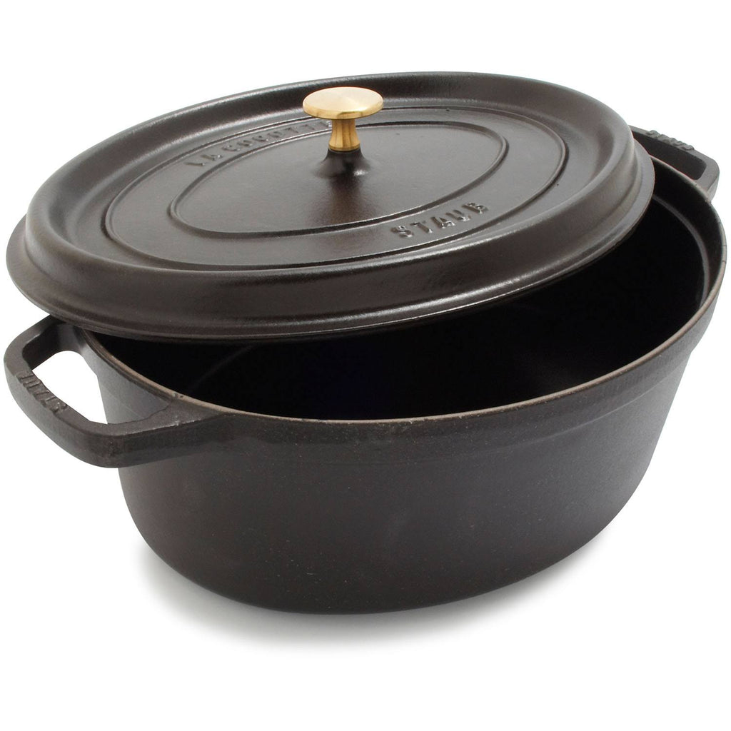 Cast Iron 1 qt. Oval Cocotte Graphite Grey R804