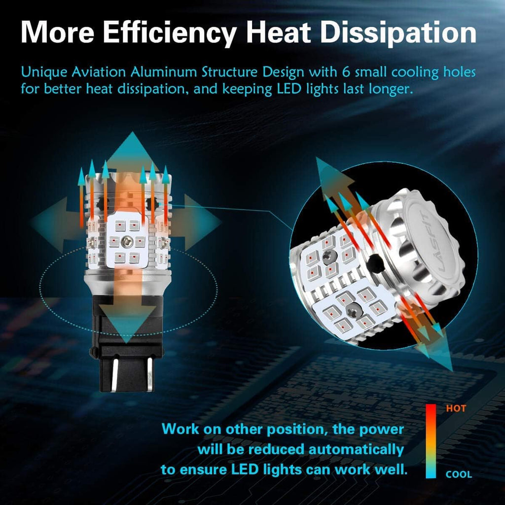 3157 LED Bulb Anti Flash Canbus Ready (2pcs) W498