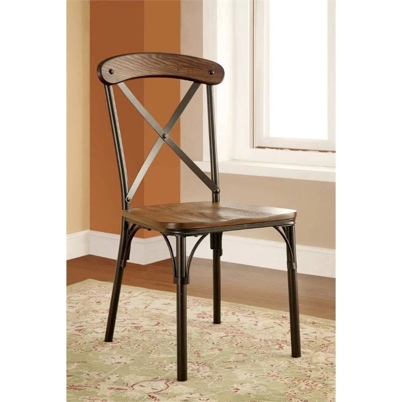 Bronze Metal Dining Chair - 2 count C30681