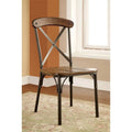 Bronze Metal Dining Chair - 2 count C30681