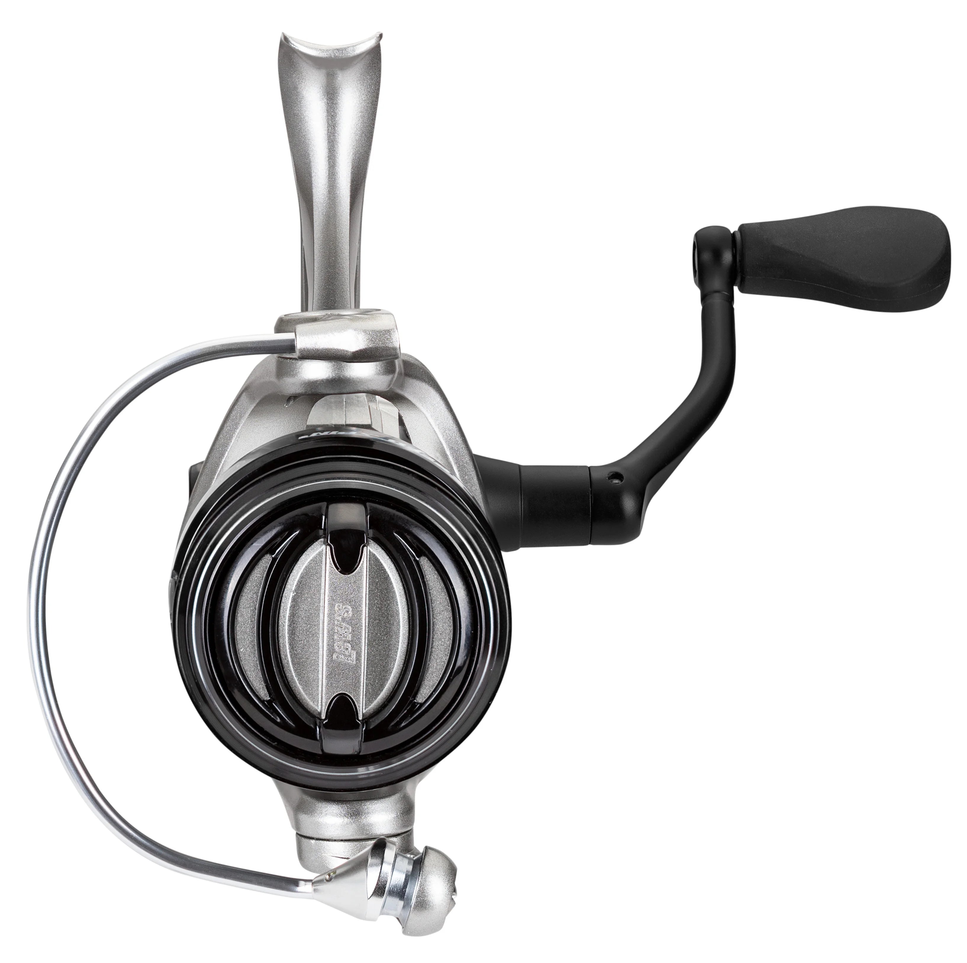 Lew's Laser SG Speed Spin Spinning Fishing Reel, Size 400, Silver S174