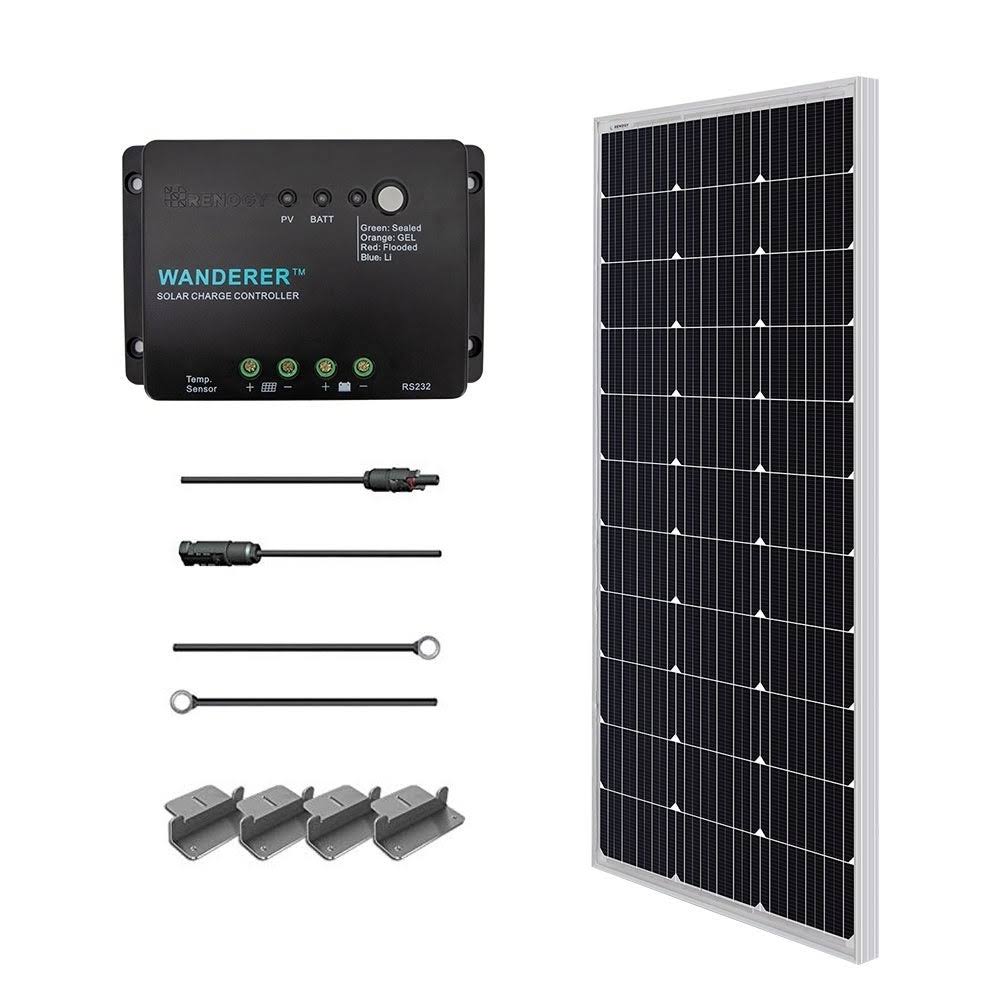 100 Watts 12 Volts Monocrystalline Solar Starter Kit L151921
