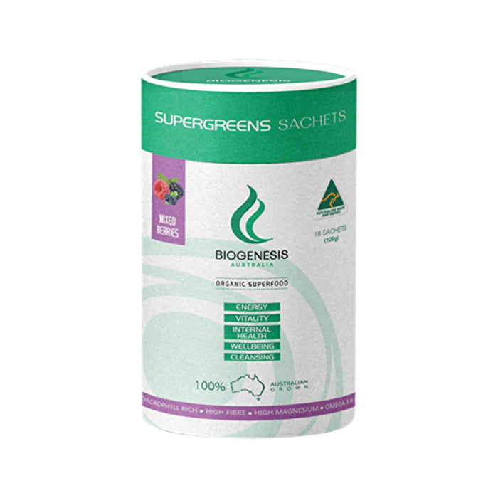 Super Greens Mixed Berries Sachets 7g x 18 Pack V600