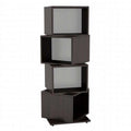 Espresso Rotating Cube Media Tower X5796