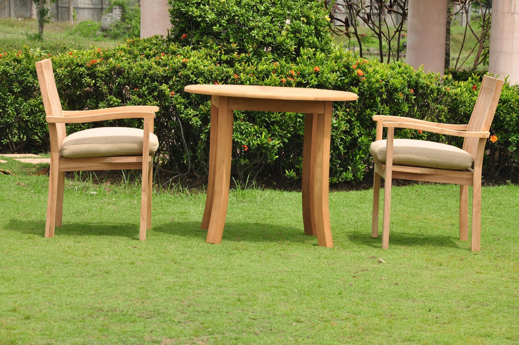 Teak 3 Pc Outdoor Dining Set T1059