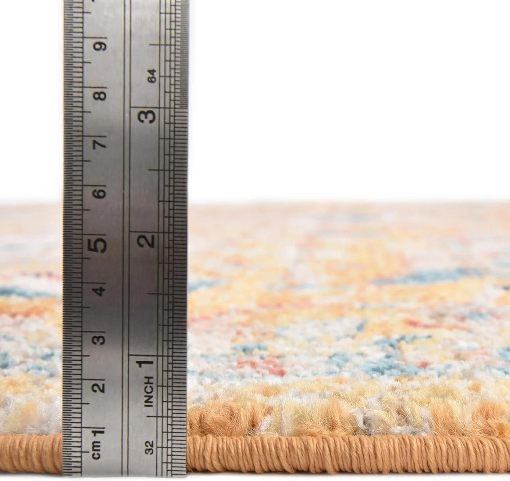 Yellow Octagon Rug A703987