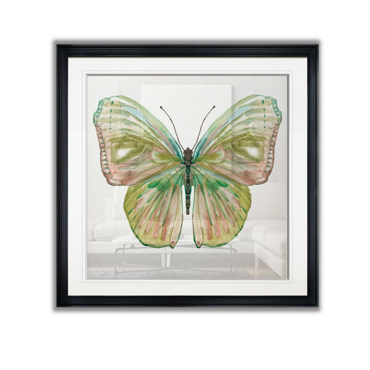 Framed Giclee Print 28x28 H4981