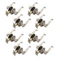 Satin Nickel Passage Door Lever (8-Pack) Q963920